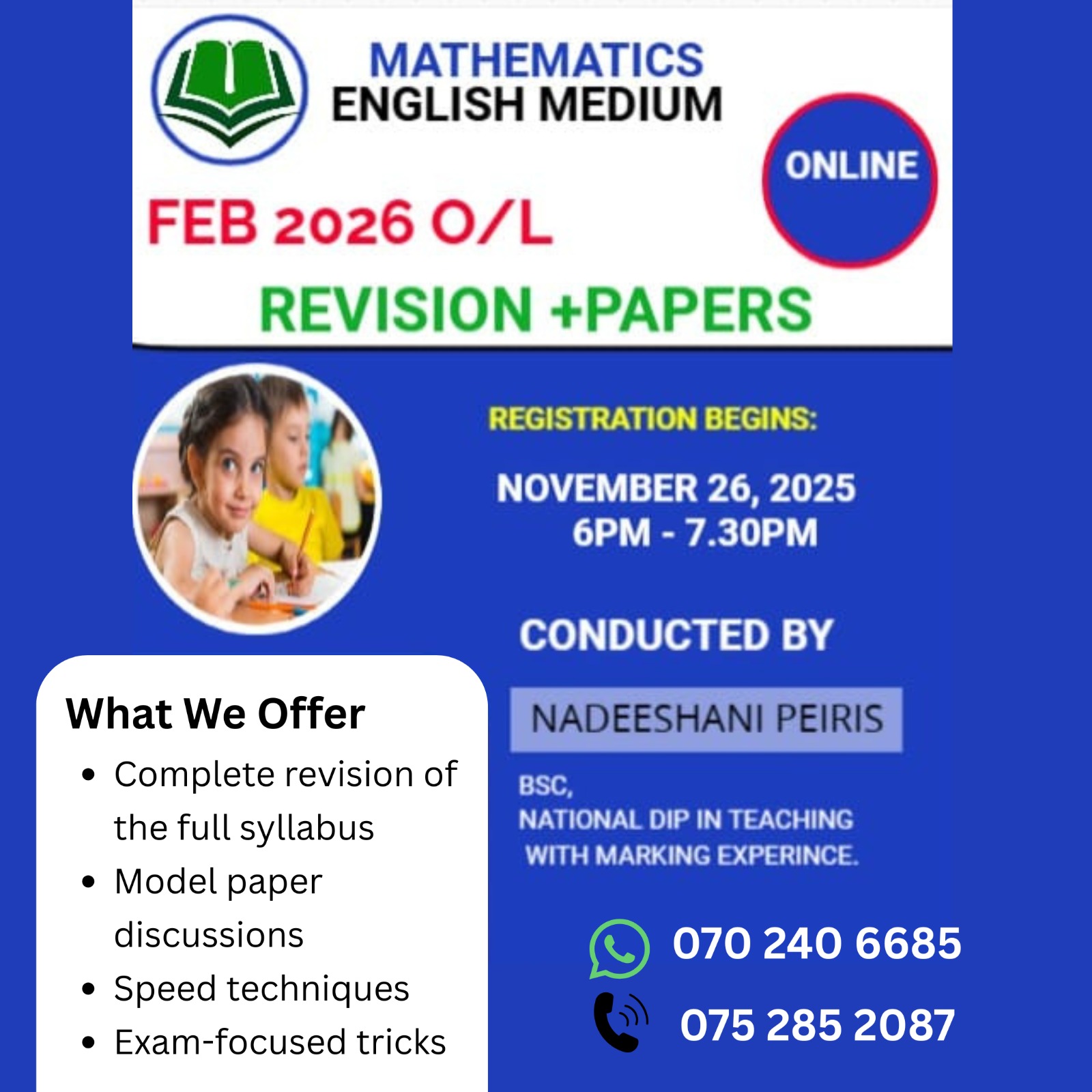 Nadeeshani Peiris teaching environment 4